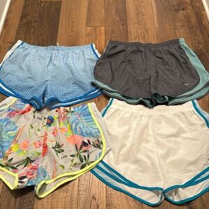 Bundle of 4 pairs Nike dri fit shorts XL